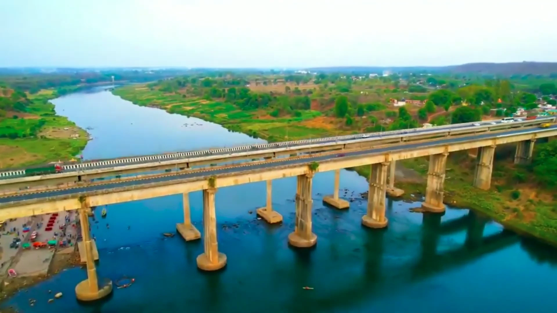 Nearby Narmada River